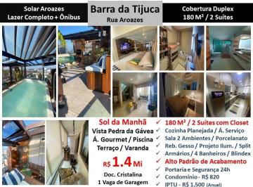 Apartamento de 2 quartos, Rio de Janeiro · COBERTURA COM 2 SUÍTES A VENDA NA REGIÃO OLÍMPICA DA BARRA
