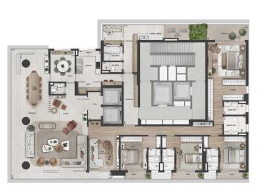 Apartamento de 4 quartos, São Paulo · Ed. Kalea Jardins Alto padrão de 368 m² 4 Suítes 1 Apto Por Andar 5 Vagas