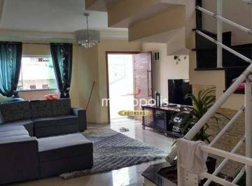 Sala · Sobrado à venda, 243 m² por R$ 1.201.000,00 - Parque Jaçatuba - Santo André/SP