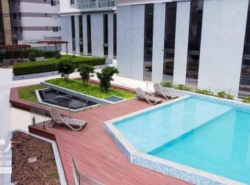 d9fb307d2be324a9bcd5263223794c08f3bfddbb · Apartamento, andar alto, 95 m² com 3 quartos (1 suíte), lavabo, ampla sacada c/ churrasqueira, 2 vag