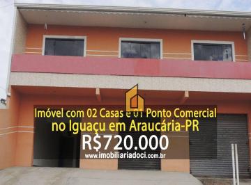 d62ad814c2a0f2071417d93f52333ca3cc408b20 · Casa com 2 dormitórios à venda, 395 m² por R$ 720.000,00 - Iguaçu - Araucária/PR