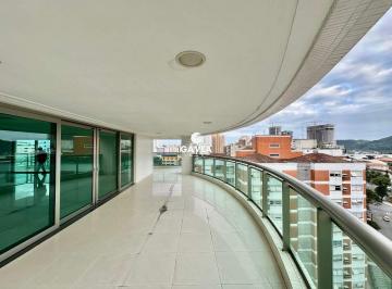Apartamento · 488m² · 4 Quartos · 4 Vagas · Apartamento 4 suítes com vista mar na Ponta da Praia, Santos — Frente, 1 unidade por andar, 4 vagas 