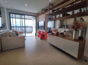 30026f6838002ec9a3bf906654118ad6335b122f · Apartamento à venda, 83 m² por R$ 1.595.000,00 - Aparecida - Santos/SP