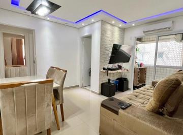 Apartamento de 2 quartos, Praia Grande · Apartamento 2 Quartos Mobiliado Sacada e Lazer