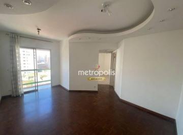 sala · Apartamento com 2 dormitórios para alugar, 67 m² por R$ 3.671,76/mês - Santa Paula - São Caetano do