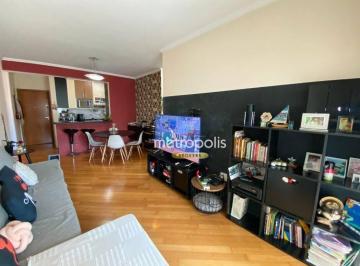 Sala · Apartamento com 3 dormitórios à venda, 83 m² por R$ 650.000,00 - Nova Gerty - São Caetano do Sul/SP