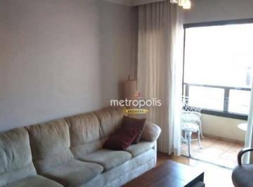 Sala · Apartamento com 3 dormitórios para alugar, 96 m² por R$ 3.695,12/mês - Santa Maria - São Caetano do 