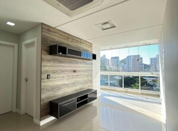 Sala · Apartamento 2 quartos na Praia da Costa