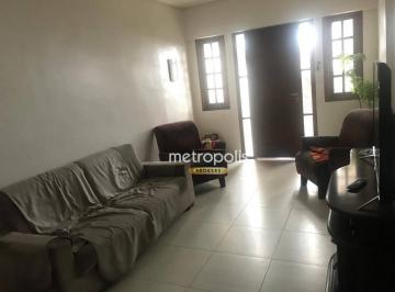 Sala · Casa com 3 dormitórios à venda, 144 m² por R$ 690.000,00 - Vila Scarpelli - Santo André/SP