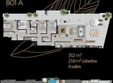 Foto 14 · Cobertura à venda com 312m² de área privativa, em edifício luxuoso com ampla área de lazer localizad