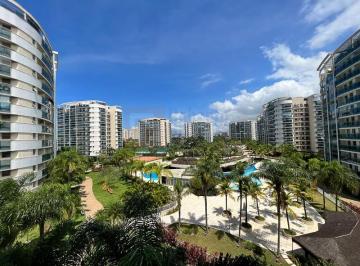 Foto 73 · Alugo Apartamento Condomínio Santa Mônica Jardins Club Barra da Tijuca de 233m² com 4 Suítes Sala 3 