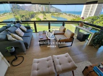 Foto 01 · Excelente apartamento com maravilhosa vista para o Golf e mar em São Conrado!