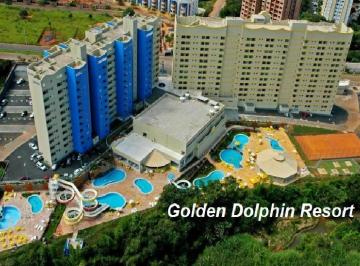 Apartamento de 1 quarto, Caldas Novas · SUITE - GOLDEN DOLPHIN RESORT -2 ANDAR VISTA PISCINA - CALDAS NOVAS