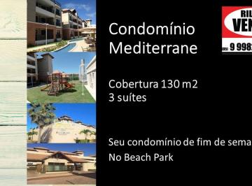 Apartamento de 3 quartos, Aquiraz · Beach Park - Condomínio Mediterrane  - Cobertura 130m2 e 3 suítes 