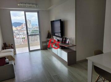 6f4aa518aede18df4b93d63fc4373e5337151153 · Apartamento à venda, 64 m² por R$ 590.000,00 - Marapé - Santos/SP