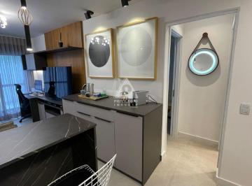 Apartamento · 62m² · 1 Quarto · Garden quarto e sala no empreendimento Sereno, 62m, totalmente mobiliado com móveis Todeschini e ele