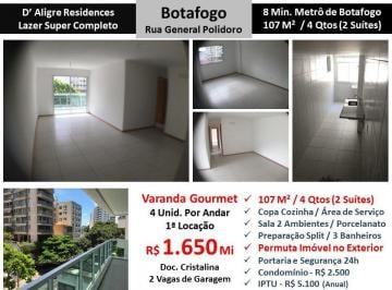 Apartamento de 4 quartos, Rio de Janeiro · APARTAMENTO NA GENERAL POLIDORO EM BOTAFOGO