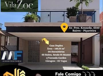 Casa de 4 quartos, Teresina · Vila Zoe - Casa Duplex - Condomínio Fechado - Zona Leste - Novo