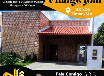 Casa de 3 quartos, Timon · Village Jóia - Casa Térrea - Condomínio Fechado - Financiável - Timon-MA