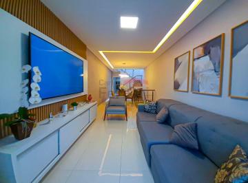 Casa · 129m² · 3 Quartos · 4 Vagas · Lindo e moderno Sobrado Novo 3 suítes, 4 vagas na Santa Inês