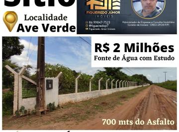 Rural de 2 quartos, Teresina · Chácara - Localidade Ave Verde - Documentação Ok 