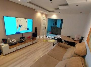 Sala · Apartamento com 2 dormitórios à venda, 78 m² por R$ 431.000,00 - Vila Pires - Santo André/SP