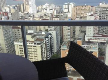 Apartamento · 57m² · 1 Quarto · 1 Vaga · Apartamento em Gonzaga, Santos/SP de 57m² 1 quartos para locação R$ 5.700,00/mes