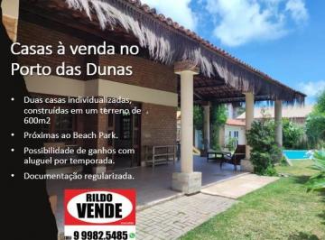Casa de 4 quartos, Aquiraz · Porto das Dunas: Duas casas individualizadas em um terreno de 600m2