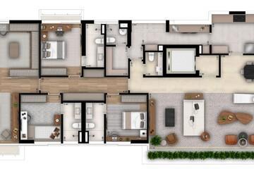 Apartamento de 4 quartos, São Paulo · Pronto Apto Ed. Casa Brasileira Itaim Apartamentos E Coberturas (Novo)