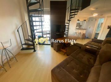Apartamento · 40m² · 1 Quarto · 1 Vaga · Rarus Flats - Apartamento para alugar no Itaim Bibi - Edifício Flat Time
