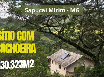 Rural , Sapucaí-Mirim · Sítio incrível com cachoeira e casa. Clima frio em altitude elevada!