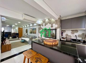 Varanda Gourmet · Apartamento vista mar com 3 quartos ( suítes), 2 vagas e lazer à venda em Astúrias, Guarujá