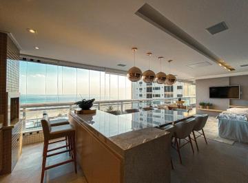 Apartamento de 4 quartos, Praia Grande · Porteira fechada No canto do forte Frente mar!
