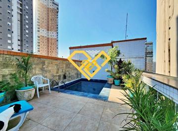 Apartamento · 258m² · 3 Quartos · 2 Vagas · Cobertura 3 Quartos à venda em Santos - Sp 