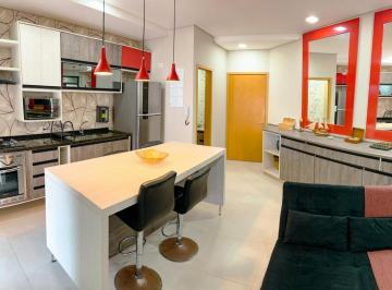 Apartamento · 53m² · 1 Quarto · 1 Vaga · APARTAMENTO DECORADO NA PRAIA GRANDE EM UBATUBA - PRAIA GRANDE, UBATUBA - SP
