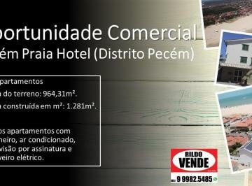 Comercial de 21 quartos, São Gonçalo do Amarante · Hotel Completo a Venda na Praia do Pecem