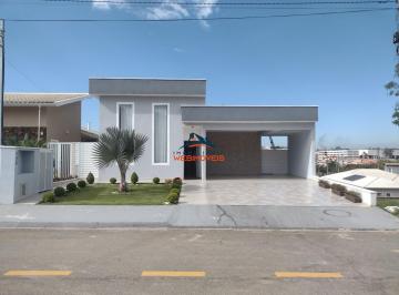Foto 01 · Casa de alto padrão à venda em condomínio de Vargem Grande Paulista-SP, 3 quartos, 1 suíte, 2 salas,