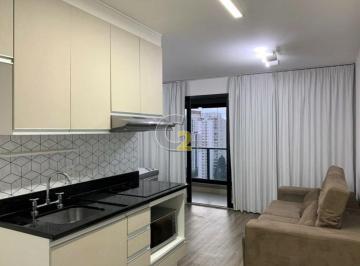 Apartamento · 37m² · 1 Quarto · 1 Vaga · Apartamento Mobiliado para locação no Campo Belo com 37m, 1 quarto e 1 vaga
