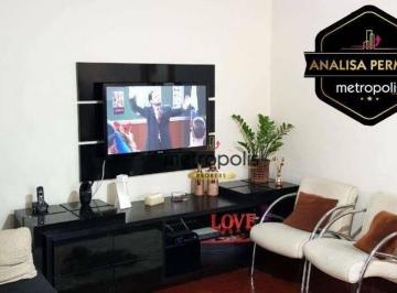 Sala de estar · Casa à venda, 87 m² por R$ 441.000,00 - Vila Palmares - Santo André/SP