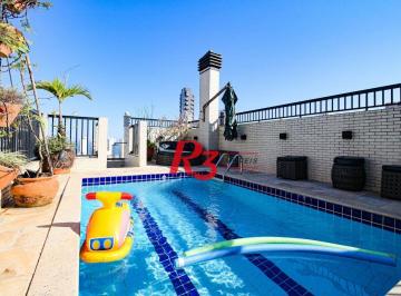 9327d4a96741811aa2f3858bdb799edcefc8558d · Cobertura à venda, 292 m² por R$ 3.900.000,00 - Pompéia - Santos/SP