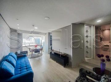 Apartamento · 51m² · 1 Quarto · 1 Vaga · Flat mobiliado 51m² com vaga na Bela Vista próximo à Avenida Paulista