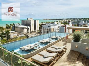 290fa6dedd09076023a2de9e78867e9a81b379bb · Flat com 1 dormitório à venda, 59 m² por R$ 899.900,00 - Cabo Branco - João Pessoa/PB