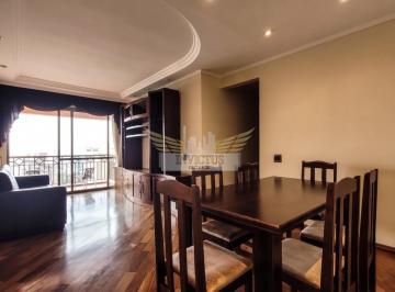 Apartamento · 100m² · 3 Quartos · 2 Vagas · Apartamento Mobiliado com 3 Quartos para Alugar, 100m² - Vila Bastos, Santo André/SP. 