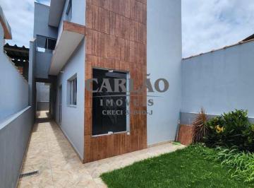 Casa · 119m² · 2 Quartos · 2 Vagas · Sobrado com 2 dorms, Vera Cruz, Mongaguá - R$ 370 mil, Cod: 354934