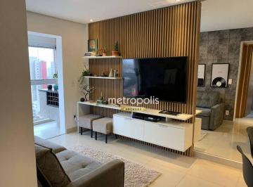 Sala · Apartamento com 2 dormitórios à venda, 54 m² por R$ 680.000,00 - Santa Maria - Santo André/SP