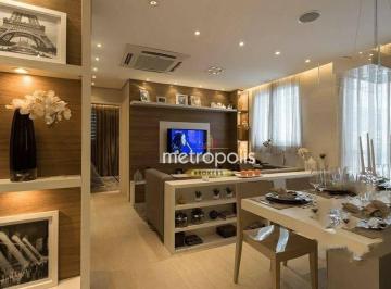 Sala · Apartamento com 3 dormitórios à venda, 57 m² por R$ 450.000,00 - Vila Valparaíso - Santo André/SP