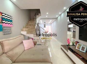 2e543324fcdd89702e581a79fe9237df45e71457 · Sobrado à venda, 116 m² por R$ 780.000,00 - Bangu - Santo André/SP