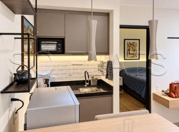 Apartamento · 33m² · 1 Quarto · 1 Vaga · Flat 33m² mobiliado à venda | The Palace com serviços e lazer completo