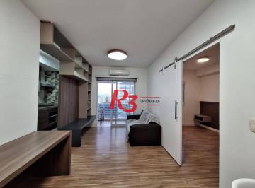 c102d7e41bb13ea7ff4c85de72a8304c62dc8c9d · Apartamento com 1 dormitório para alugar, 47 m² por R$ 4.700,00/mês - Boqueirão - Santos/SP