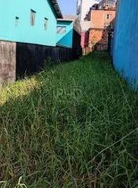 Terreno · 250m² · Terreno 5x50 bem localizado próximo a serviços essenciais com ótimo potencial de construção- Santo A